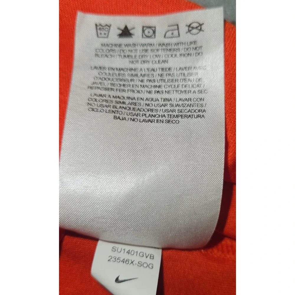 Nike Dri-Fit Syracuse Orange Football Graphic T-Shirt Mens XL Orange Athletic
